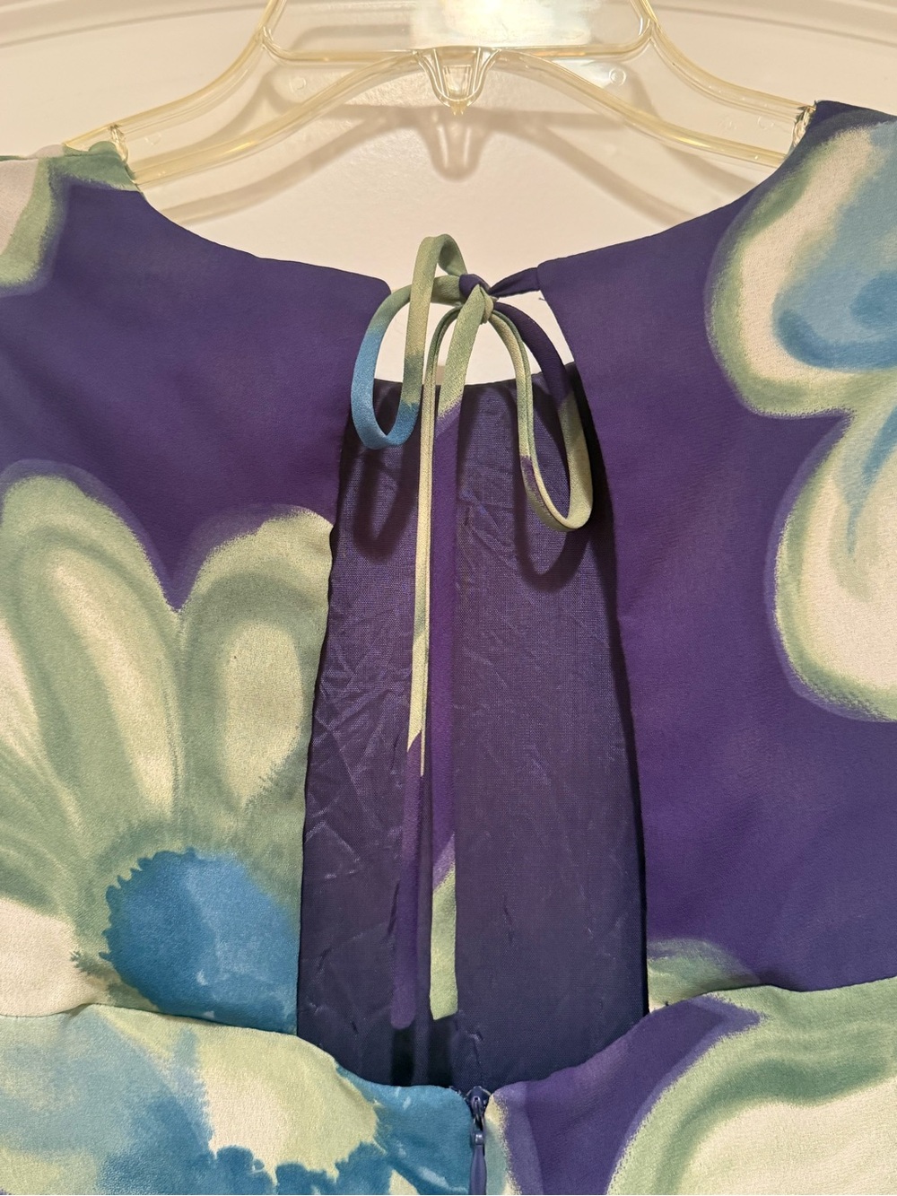 Rare Vtg 90s/Y2K POSITIVE ATTITUDE Sheer Floral Mini Dress - Picture 7 of 16